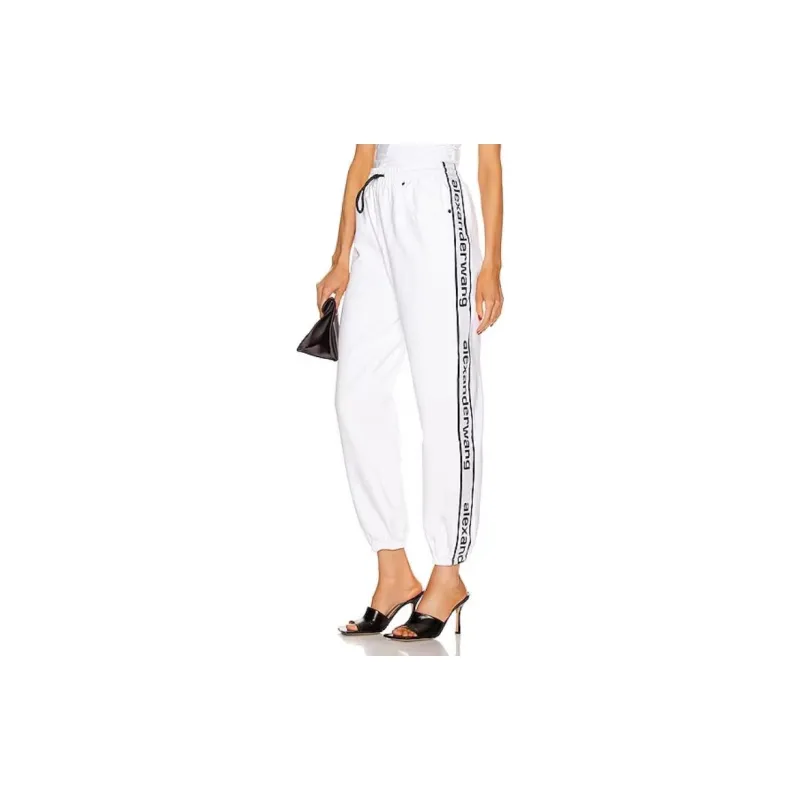 Alexander Wang Knitted Sweatpants Women's White-4