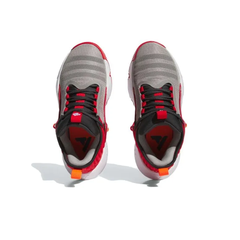 adidas Trae Unlimited Little Kid 'Metal Grey Better Scarlet'-3