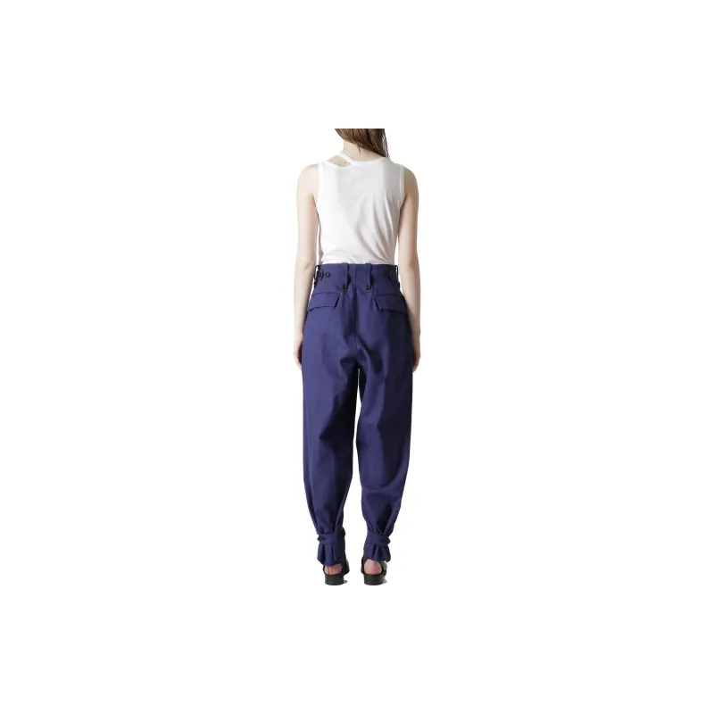 Yohji Yamamoto Casual Pants Women's Blue-4