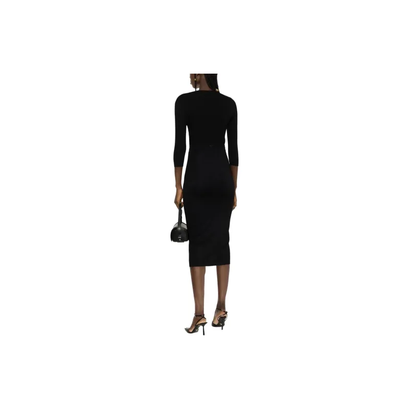 PRADA SS23 Casual Long Skirts Women's Black-2