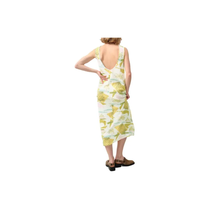 AMERICAN VINTAGE A.M SS24 ROBE FEMME SULLY Sleeveless Dress Women's White-3