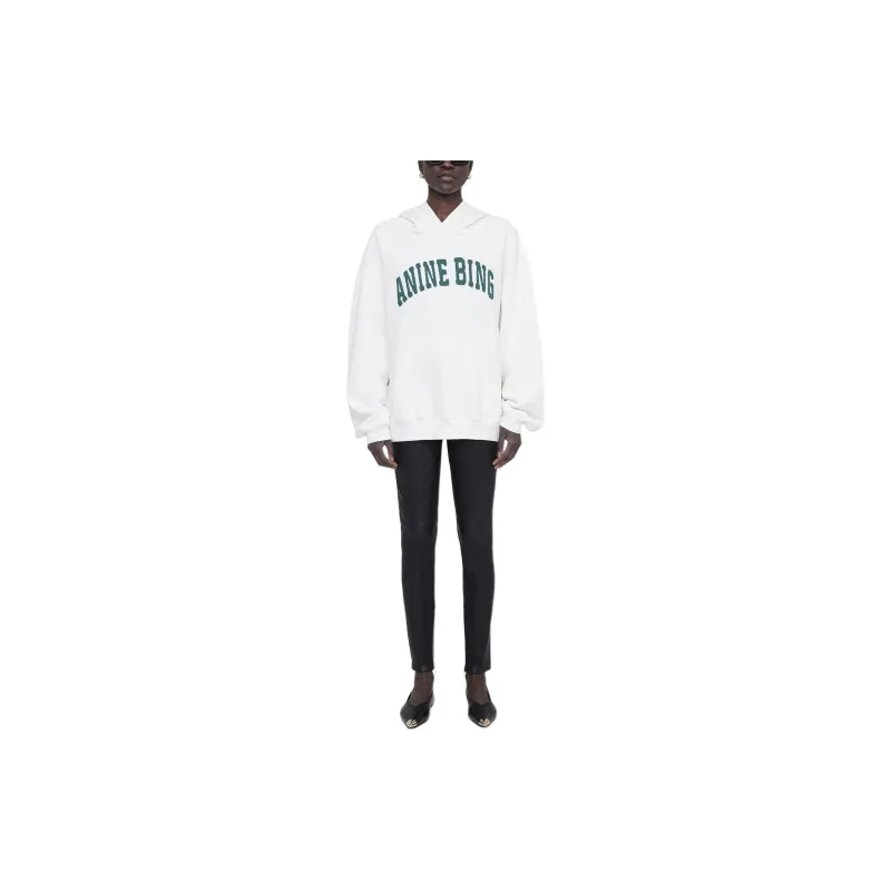 Anine Bing Harvey Organic-cotton Hoodie-1