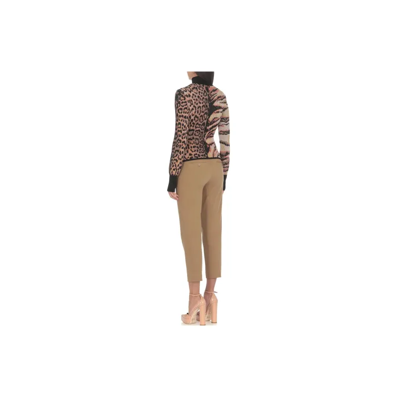 Roberto Cavalli Jacquard Mock neck Jumper-2