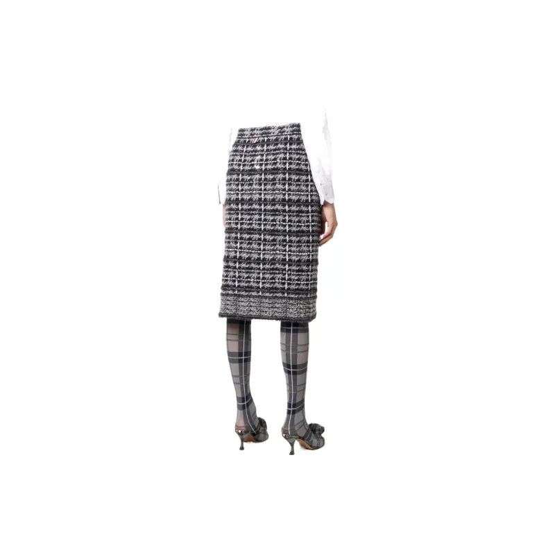 THOM BROWNE Casual Long Skirts Women's Gray-2