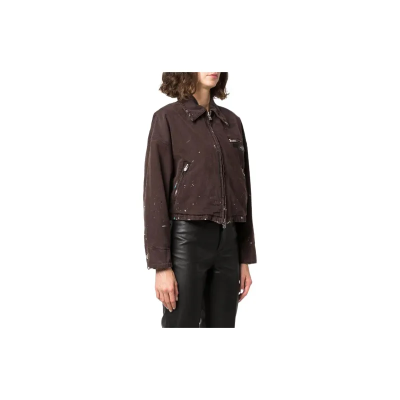AMIRI Workman Zip Jacket 'Brown'-3