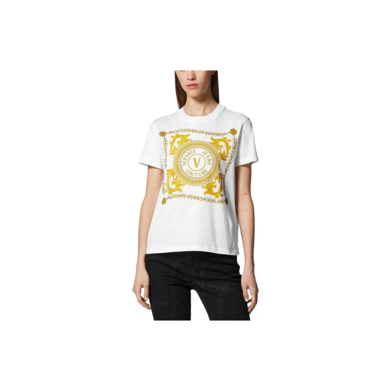VERSACE Jeans Couture Logo Couture Print T shirt-2
