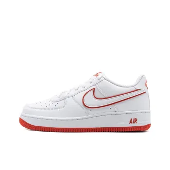 Nike Air Force 1 Low White Picante Red GS