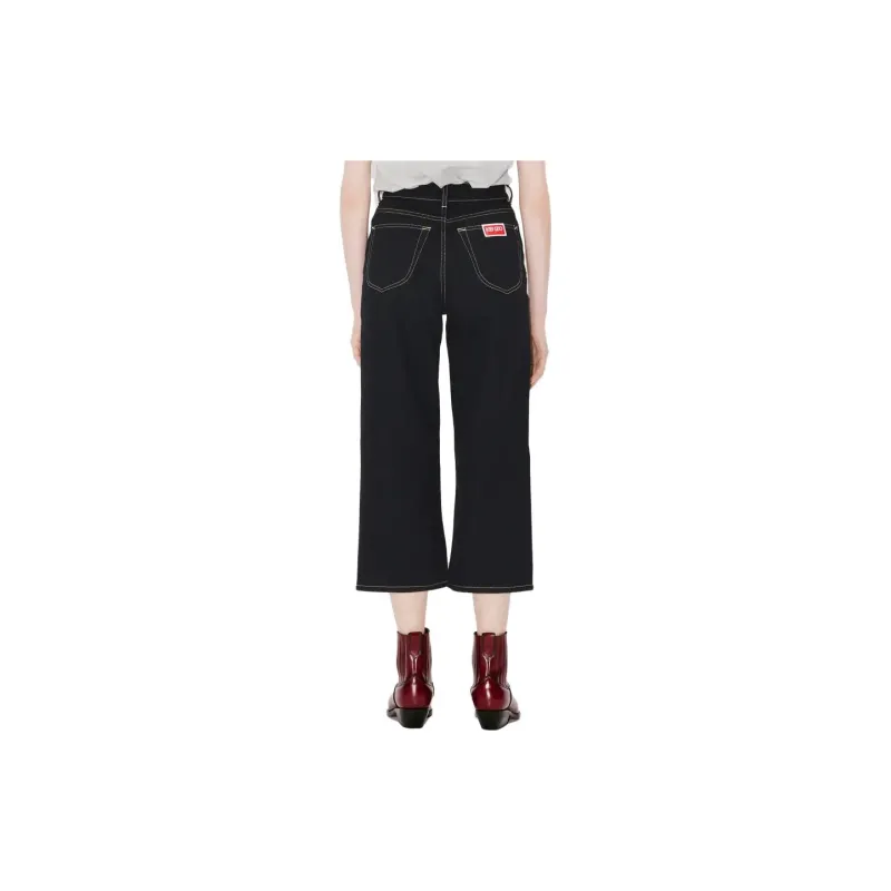 KENZO Sumire High rise Cropped Jeans-3