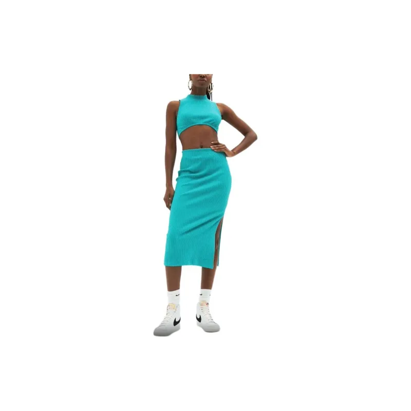Nike Sportswear Chill Rib Women's Slim Midi Skirt-5