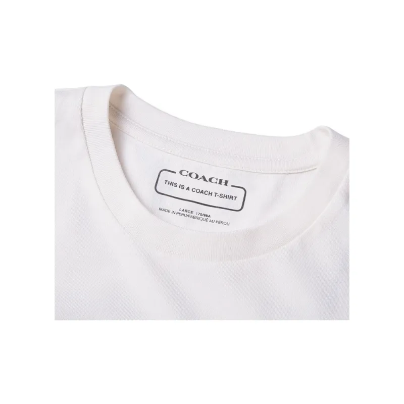 COACH T Shirts Women's White-5