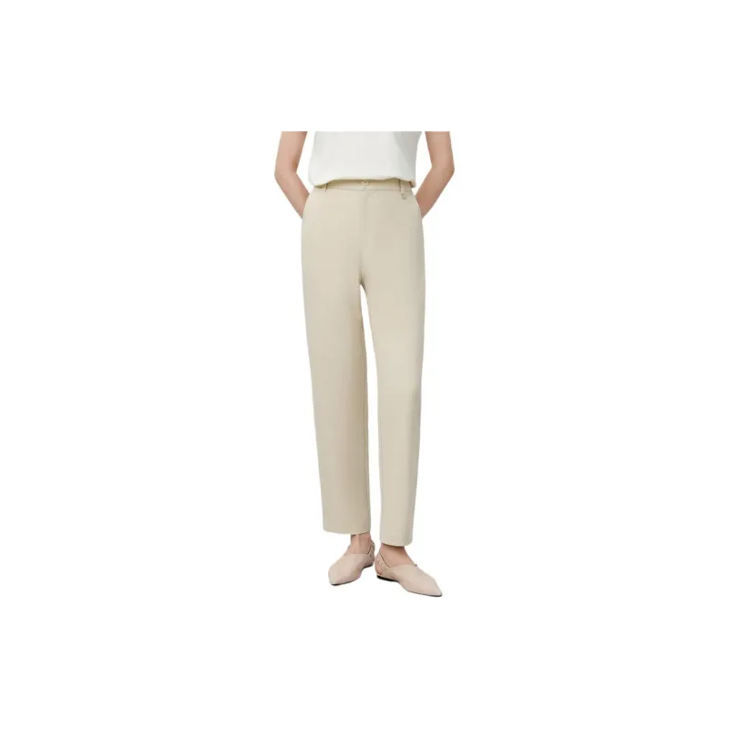 JZ. ANNAKRO Casual Pants Women's Ecru-1