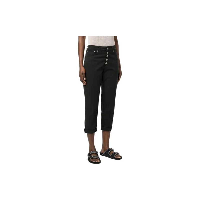 Dondup Logo Patch Cropped Jeans-3