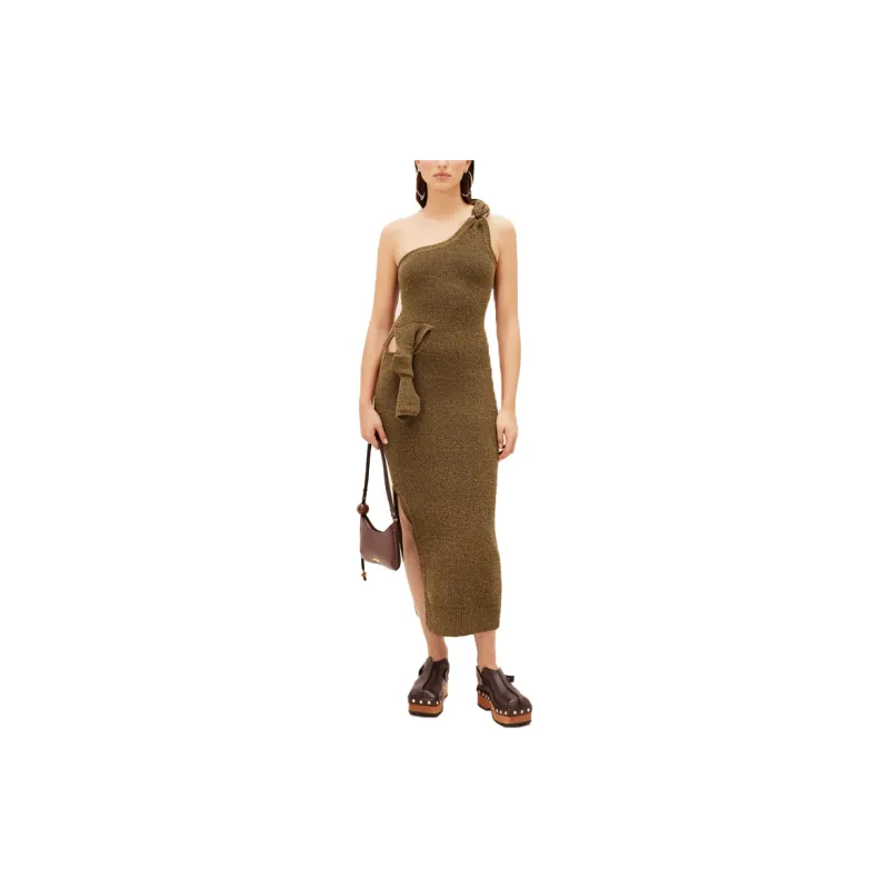 Jacquemus La Robe Maille Knotted Knit Dress-1