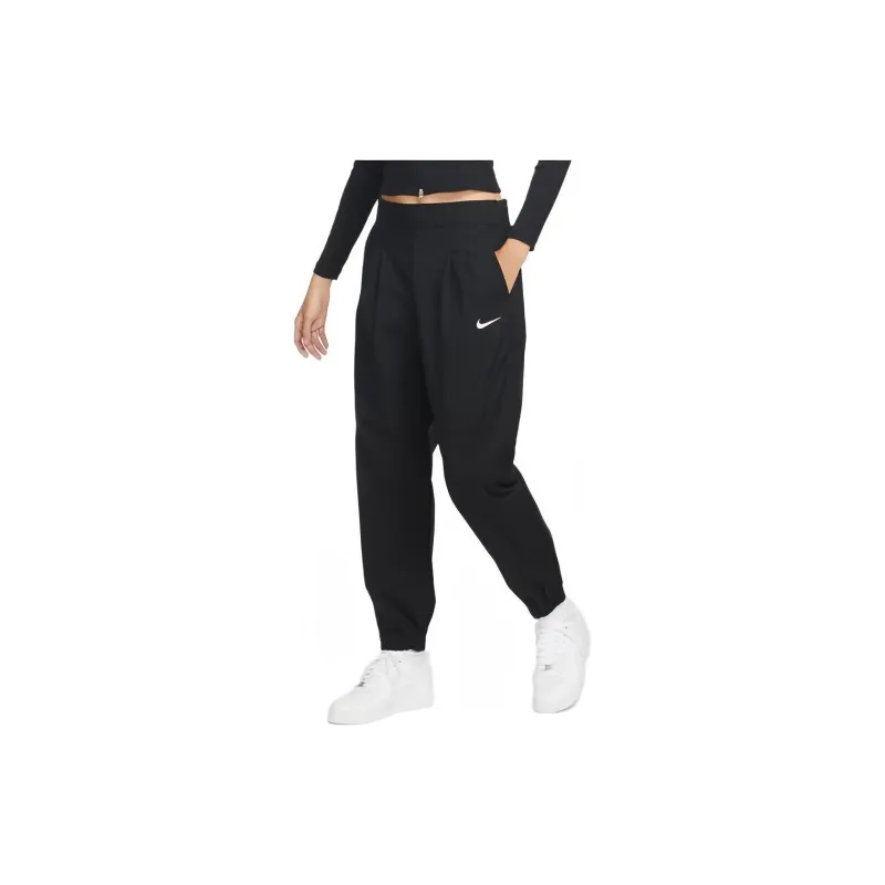 Nike Sportswear Icon Clash Knitted Sports Pants Women's Black/White-2