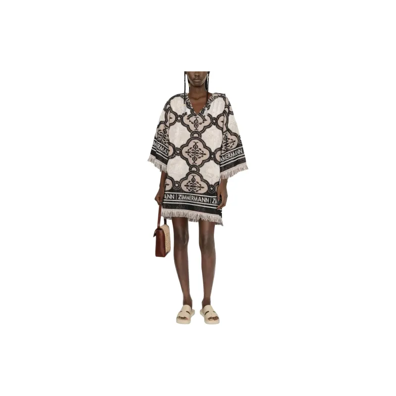 Zimmermann Long-Sleeved Dresses Women's Beige-1