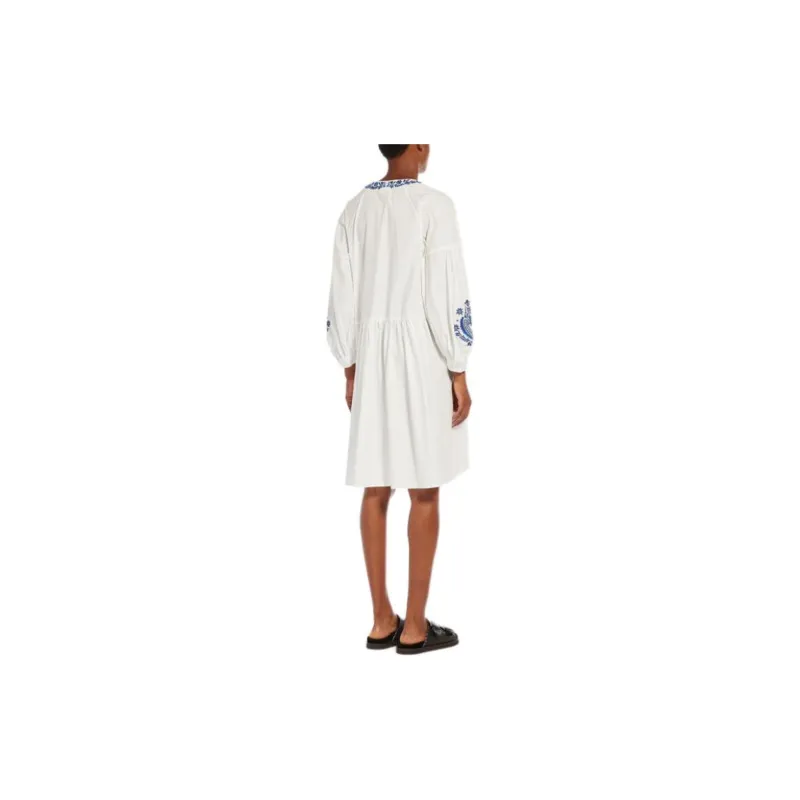WEEKEND MaxMara Drawstring Long-Sleeved Mini Dress-1