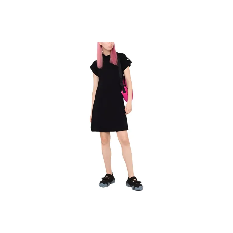 Balenciaga SS22 Short Sleeved Dress Women's Black-1