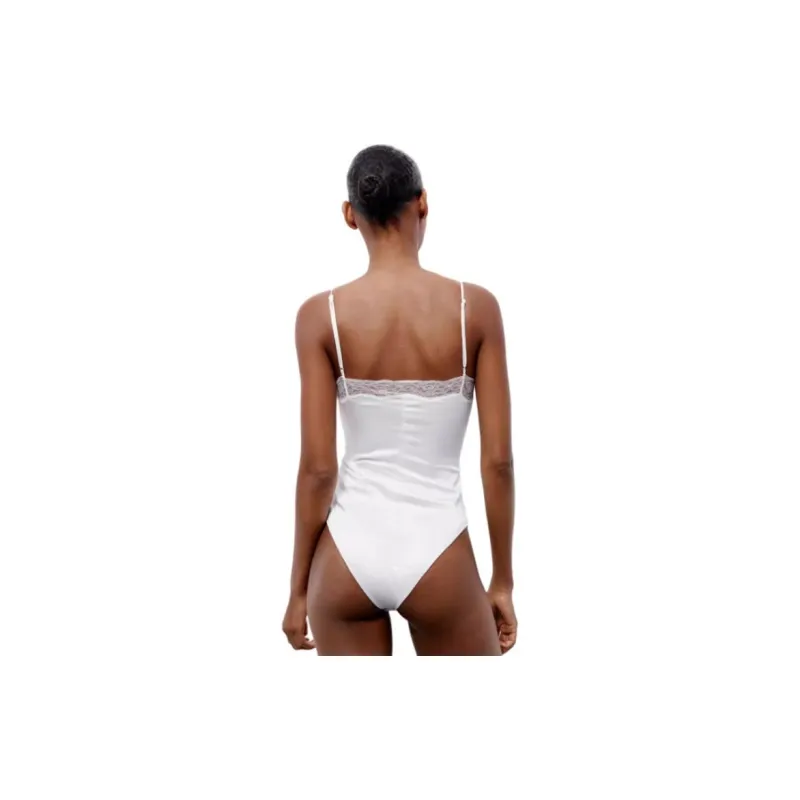 ZARA Trf Bodysuits Women's White-2