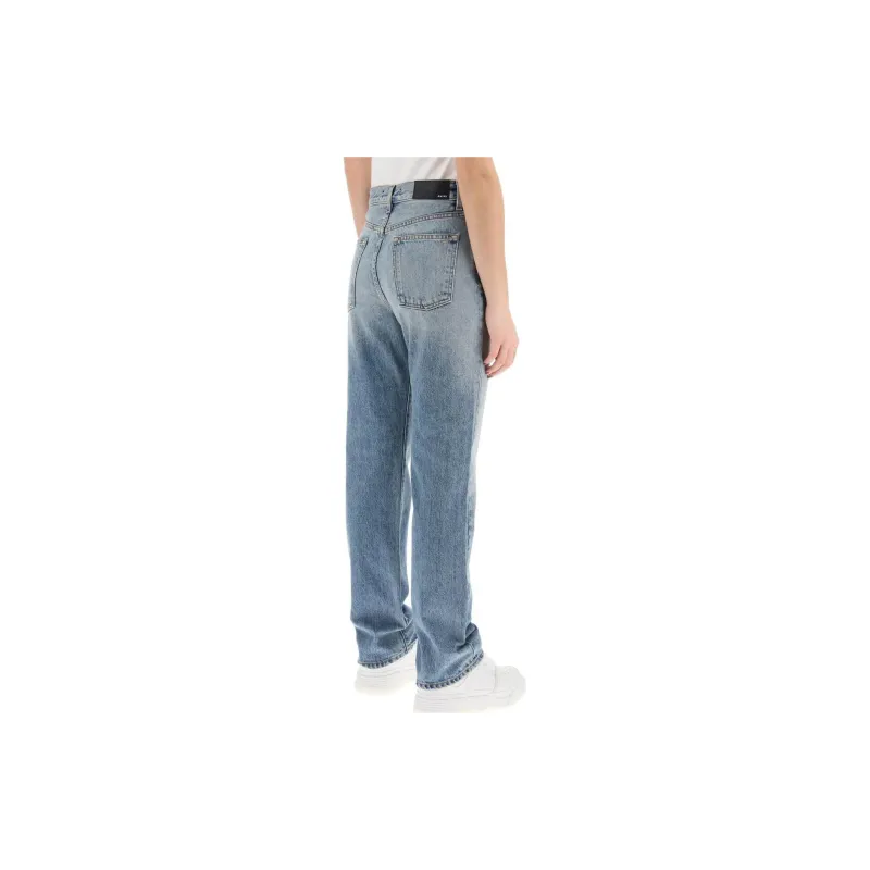 AMIRI Logo Patch Flared Leg Jeans-4