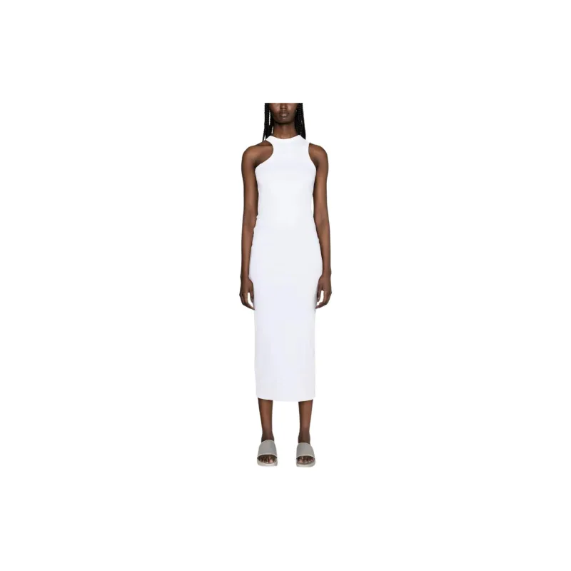 Axel Arigato Asymmetric Ribbed Midi Dress-1