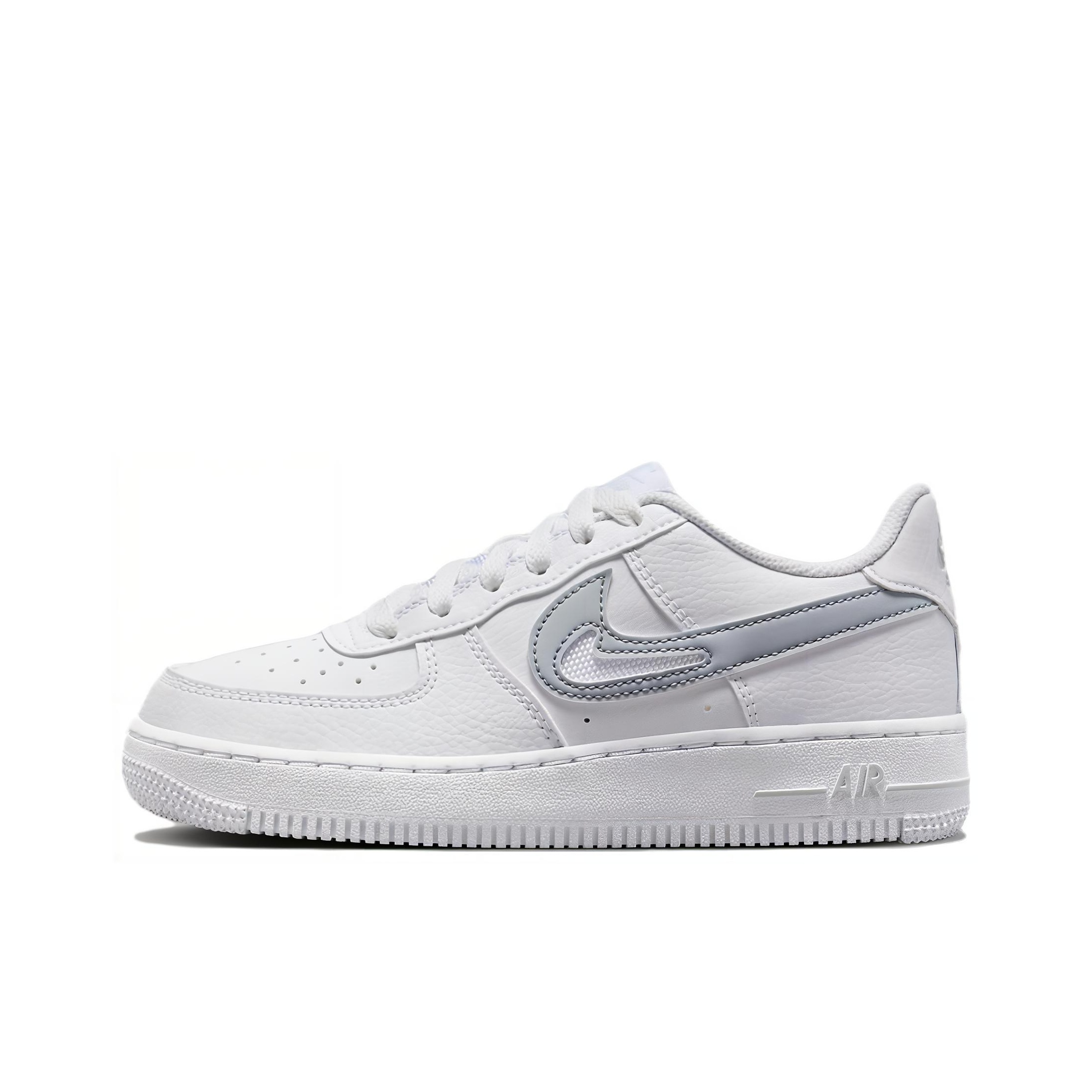 nike air force 1 low cut out swoosh white black