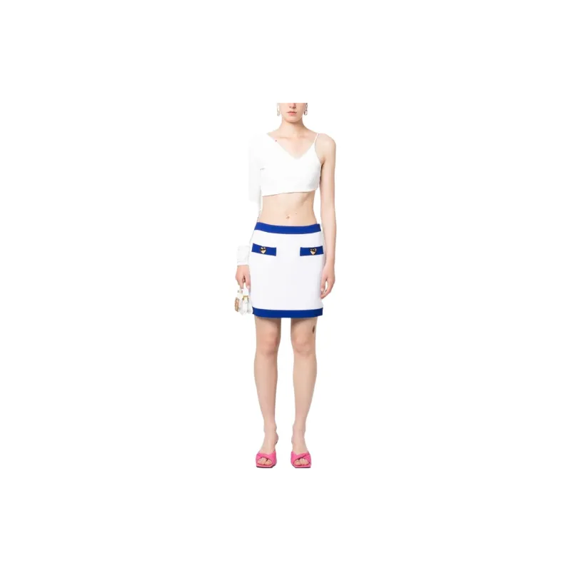 MOSCHINO FW23 Casual Short Skirts Women's White-2