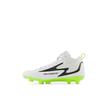 New Balance Slip Resistant Rebound Low Top Kids' Soccer Shoes White Green Kids'