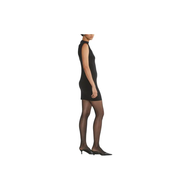 ARITZIA Babaton Vestry Dress Sleeveless Dress Women's BLACK/Black-4