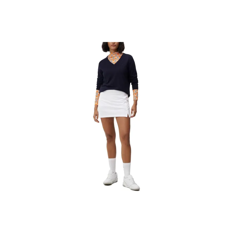 J.Lindeberg FW23 Amaya Knitted Sweater Women's Marine Blue-1