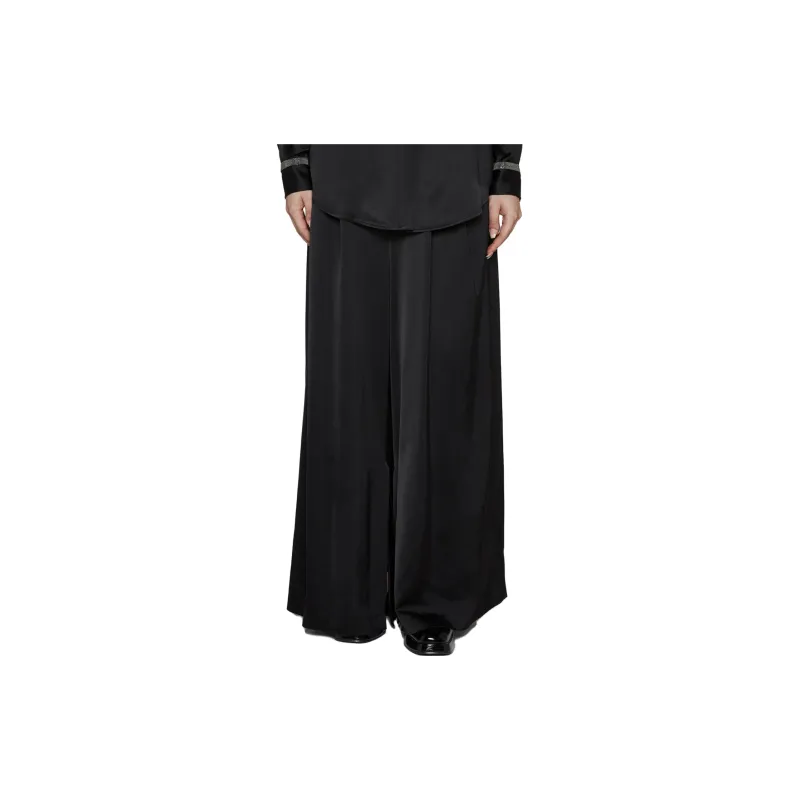 Fabiana Filippi Satin Wide Leg Trousers-1