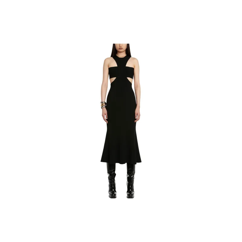 Alexander McQueen Slashed Harness Cut Out Detailed Dress-1