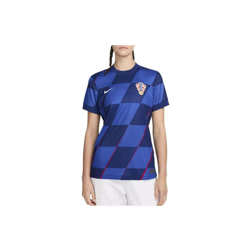 Nike Croatia 2024/25 Stadium Away Soccer Jerseys Women's Extra Royal-4