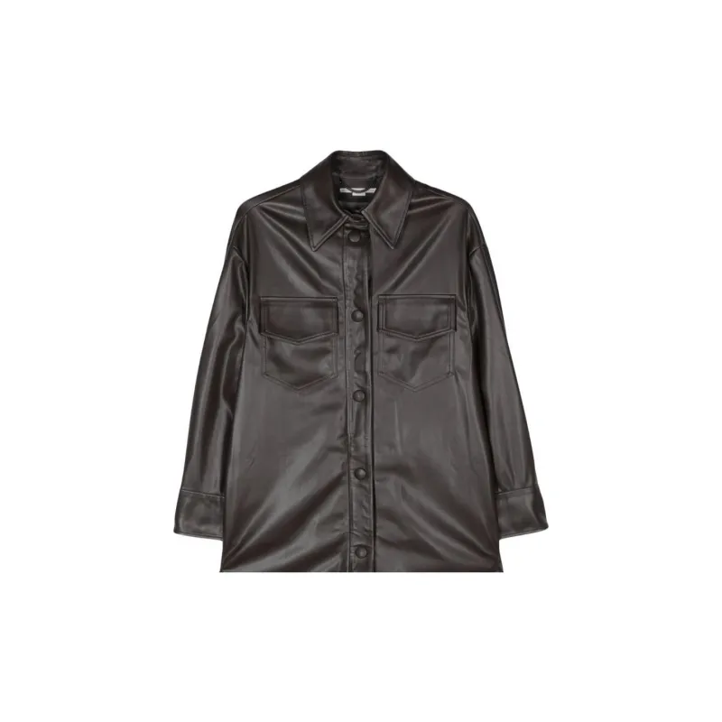 Stella McCartney Faux leather Overshirt-2