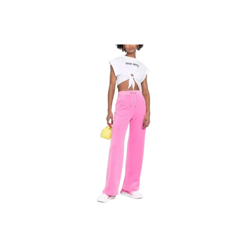 BALMAIN X Barbie Velvet Track Pants-3
