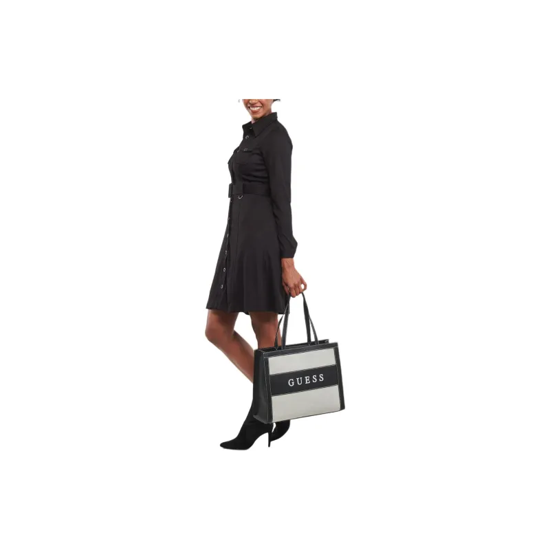 GUESS Long Sleeved Dress Women's Black-3