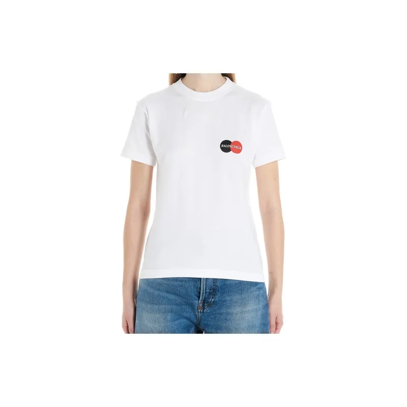 Balenciaga Crop Tops Women's White-2