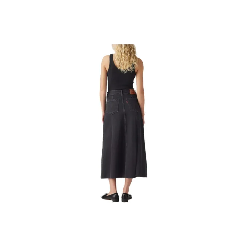 Levi’s Denim Long Skirts Women's Black-3