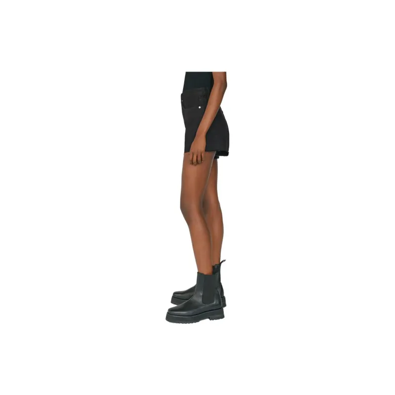 FRAME SS23 Denim Shorts Women's Black-2