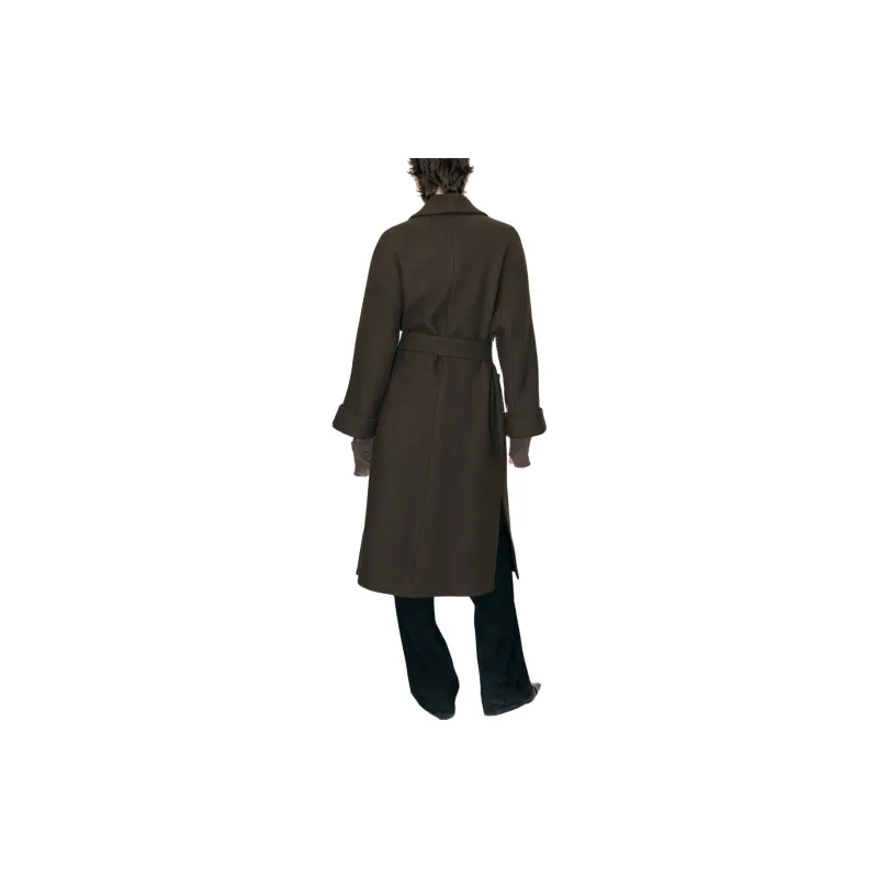 ZARA Coats Women's Khaki-3