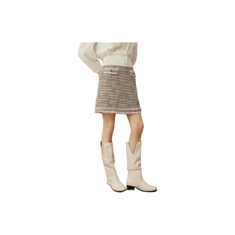 EICHITOO Casual Short Skirts Women's Dark Brown Pattern-3