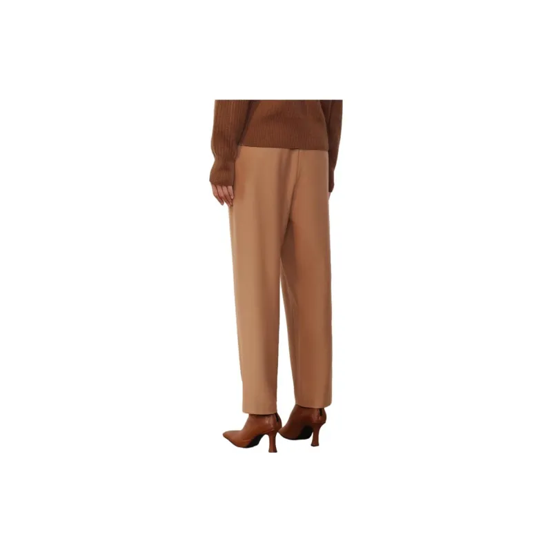 JZ. ANNAKRO Casual Pants Women's Brown Yellow-2