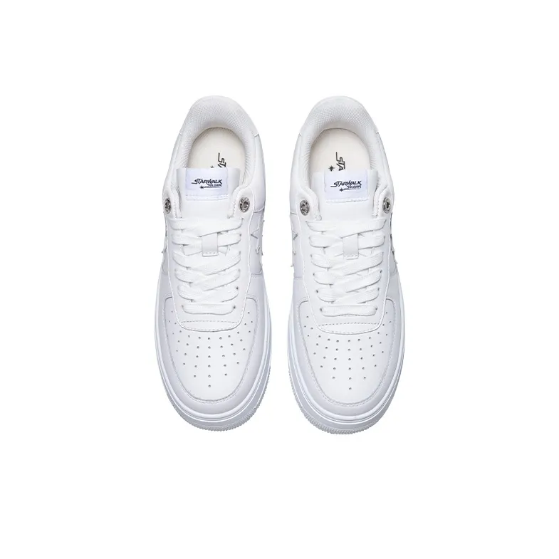 Starwalk Soldier Low Top Skateboard Shoes Unisex White-3