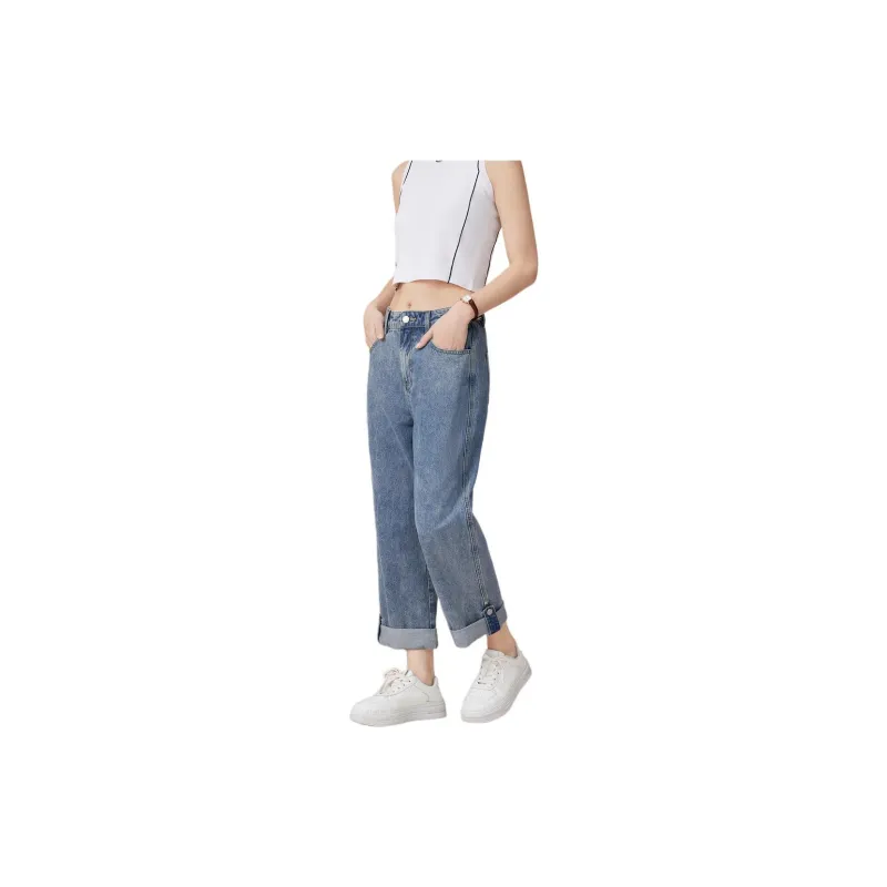 EICHITOO Jeans Women's Denim Blue-3