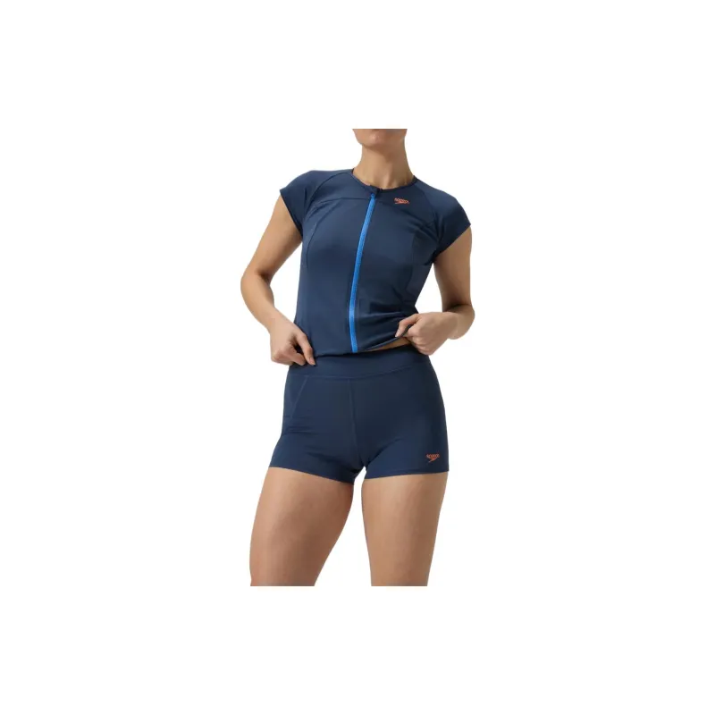 Speedo PanelShort Swimming Shorts Women's Blue-2