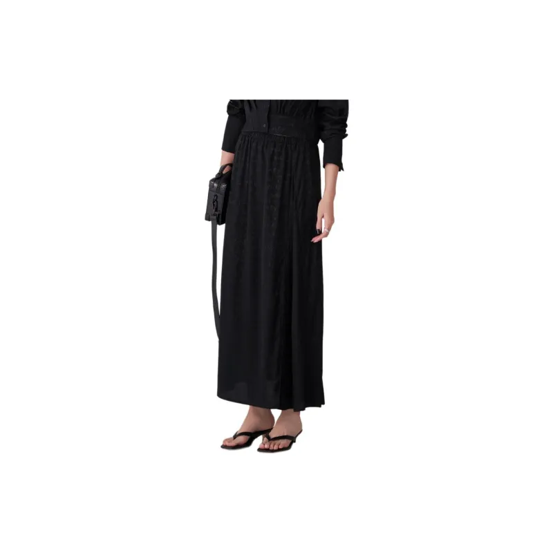 XG Casual Long Skirt Women's Black-3