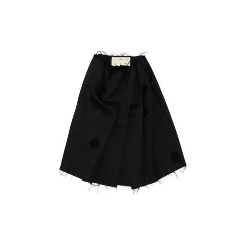 SONG FOR THE MUTE Casual Short Skirts Women's Black