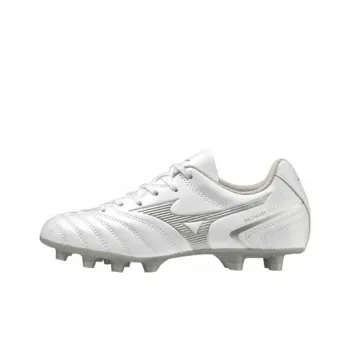 Mizuno Monarcida Slip Resistant Low Top Kids' Soccer Shoes White Teenagers