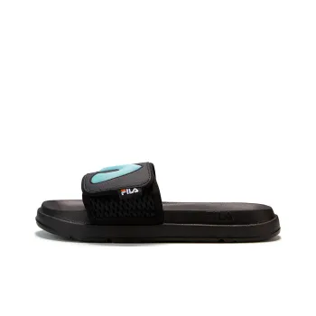 FILA KIDS Fei Fish Shoes Breathable And Slip Resistant Low Top Kids' Slippers Black Green Teenagers