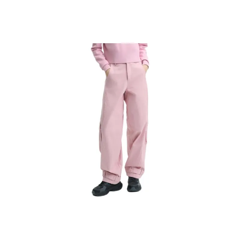 FILA ORIGINALE Cargo Pants Women's Dark Cherry Blossom Pink-1