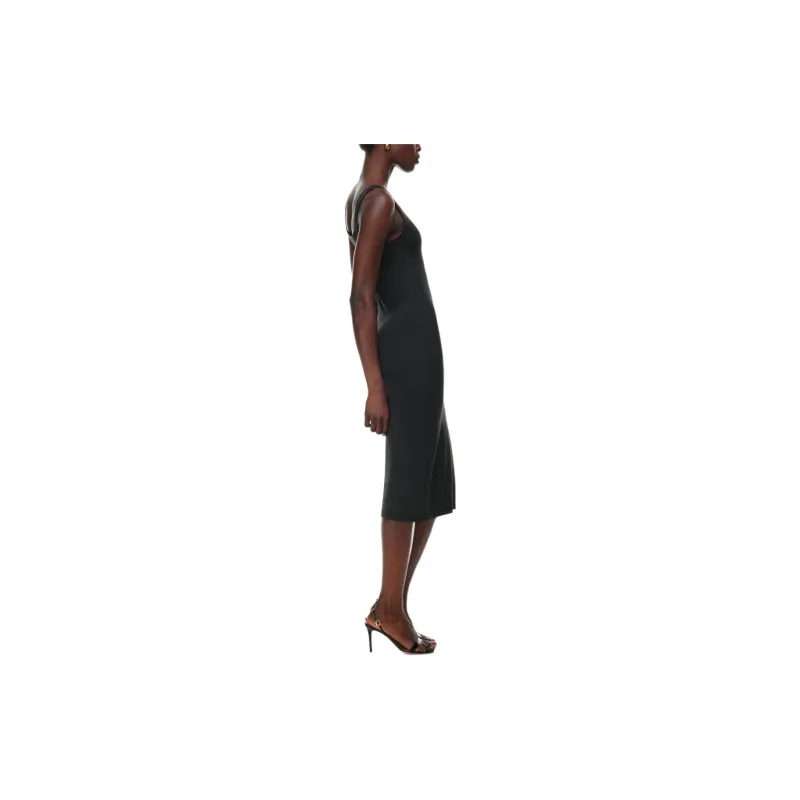 ARITZIA Aritzia Contour Squareneck Midi Dress Sleeveless Dress Women's-13